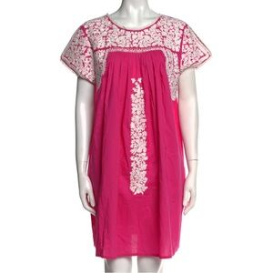 FRANCES VALENTINE Embroidered Shift Dress